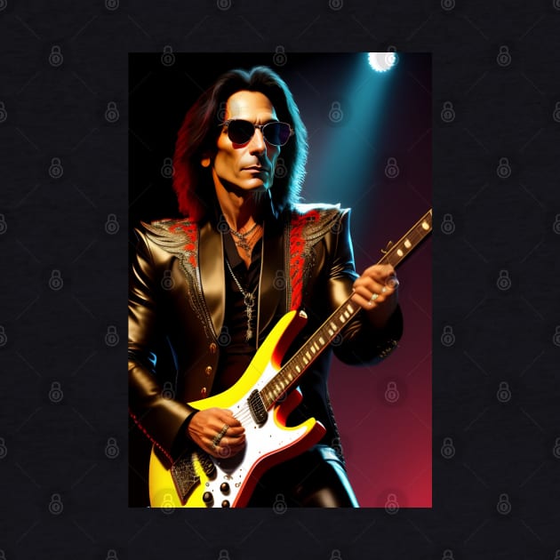 steve vai rock star graphic design artwork by Nasromaystro